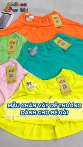 Chân Váy Bé Gái Xếp Ly Dễ Thương Vải Cotton Dùng Cho Đi Học Đi Chơi Đi Du Lịch Tham Gia Văn Nghệ