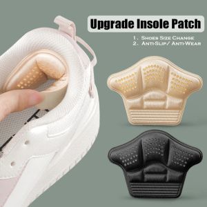 2pcs 5D Anti-wear Insoles Non-slip Heel Pad Shoes Insert Adjust Size Protector Sticker Foot Care Gel Cushion