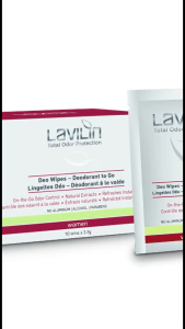 Lavilin TOP Deo Wipes Women - Deodorant to Go (10 units X 3.7g)