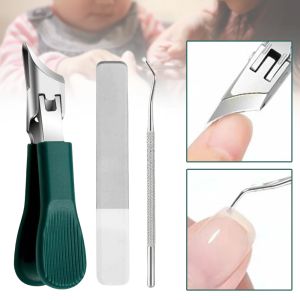 Anti-Splash Slantedเล็บClipperสําหรับหนาHard Toenailsเฉพาะเล็บClippersแบบพกพาเล็บTrimmerชุดเล็บเครื่องมือ
