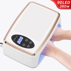 90LEDs Powerful UV LED Nail Lamp For Drying Nail Gel Polish Dryer With Motion Sensing Professional UV Lampe for Manicure Salon