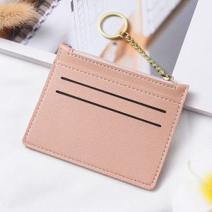 Mini Ultra-Thin Card Holder Wallet Womens Simple Multi-Card Slot Card Case Driving License Coin Purse Compact Portable Wallet