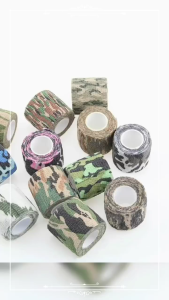 4.5m*5cm Camouflage Elastic Wrap Tape Disguise Elastoplast Self Adhesive Sports Protector Knee