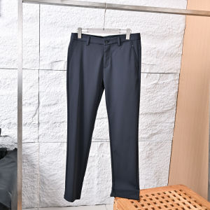 Cool Sensation Six Dimension Elastic Summer Mens Comfortable Breathable Business Commuter Straight Casual Long Pants