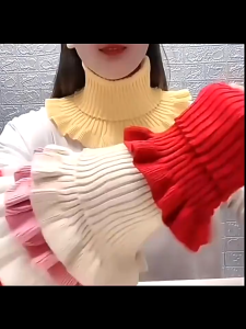 Khăn quàng cổ nữ Sweater cao cấp chất vải len ấm áp chống gió mùa đông