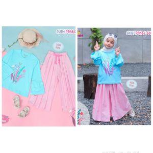 Setelan Anak Perempuan Remaja Upright Skirt Teen Setelan Rok dan Kulot Anak Cewek Remaja Set Roklot Rok Kulot Anak Upright