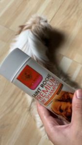 128g Saint Roche Dry Shampoo Dog Dogs No Rinse Grooming Wash Free Clean All Stages Adult Puppy Pet