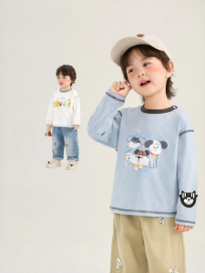CUTEPANDAS | Áo Thun Tay Dài Hình Hoạt Hình