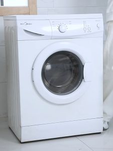 Longlong ผ้าคลุมเครื่องซักผ้า 2 สี กันน้ำและกันแดด ฝาครอบกันฝู่ ฝาบน / ฝาหน้า ภาพการ์ตูน