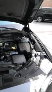 2PCS Damper for Mazda CX8 CX-8 KG SUV 2017.2018.2019.2020.2021.2022-2024 Front Hood Bonnet Modify Carbon Fiber Gas Struts Shock Damper Lift Support Prop Rod Arm Absorber