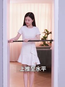 140-280cm Multi Function Telescopic Tension Rod Spring Loaded Adjustable Tension Rod Curtain Rods Punch-free Telescopic Clothes Rail Adjustable Shower Curtain Rods Simple Support Rod Toilet Shower Curtain Punched-Free Partition Rod