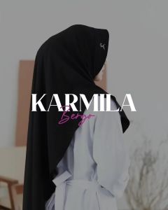 Baru Hijab Abika Bergo Karmila AB 339 Stella Premium Kerudung Instan Abika Maroon