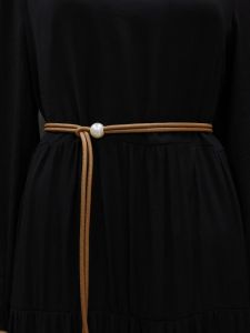 Pearl Waist Chain Belt Womens Small Fragrance Style Elegant Skirt Dress Belt Waist Seal West Pants Chain Accessory