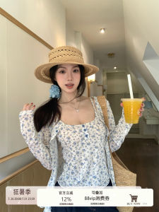 Bộ Đồ Hai Mảnh Thun Trang Trí Hoa Văn Ren Ngọt Ngào Áo Thun Ôm