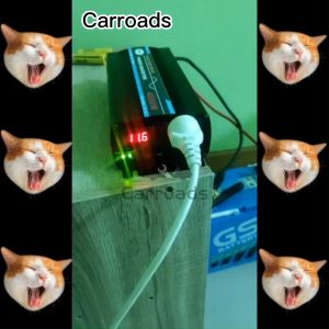 อินเวอร์เตอร์เพียวซายเวฟ 4000W พลังงานแสงอาทิตย์ 220V จอแสดงผลดิจิตอลแบบเรียลไทม์ - ราคาบริบท