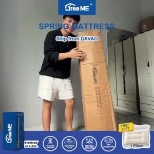 【10 Years Warranty】DreaME New High elastic upgrade memory foam spring mattress Single/Twin/Double/Queen/King Size 8.1inch foam for bed 2 person bed foam for single bed foam mattress foam for bed family size sale 9/10.5/12inch bed mattress