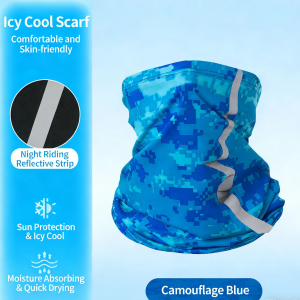 Summer Sports Headscarves Sunscreen Ice Silk Cycling Bandana UV Protection Multi Function Fishing Face Mask Neck Cover Wrap