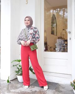 CELANA WANITA - JILL KULOT -  celana wanita kekinian ootd - kulot wanita crinkle - celana kulot wanita terbaru