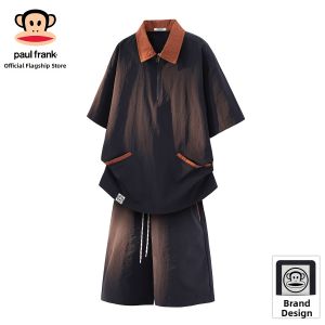 Paul Frank | Color Contrast Design Mens Summer Lightweight Casual Sports Set Two-Piece