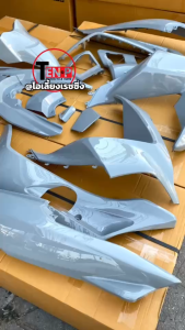 ชุดสีทั้งคัน ชุดสีพีซีเอ็กซ์150 ตรงรุ่น HONDA PCX150 ปี2014-2017 สีเทาแลมโบ ชุดสีpcx 14ชิ้น เปลือกpcx เฟรมรถมอเตอร์ไซค์ ฮอนด้า พีซีเอ็กซ์150 Li88