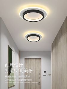 Minimalist High quality 20CM ceiling light with three different colors and multiple eye protection LED hallway lights and wood grain ceiling lights