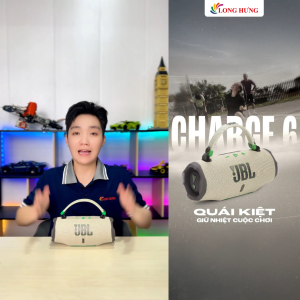 Loa Bluetooth JBL Charge 6 JBLCHARGE6 - Hàng chính hãng - Âm thanh mạnh mẽ với AI Sound Boost  công suất mạnh mẽ 30W RMS thời lượng pin lên đến 28 giờ