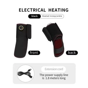 Foot Heat Massager Hot Compresses Vibration Massager Breathable Material USB Foot and Ankle Joint Hot Compress Protection 