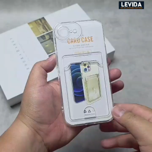 Iphone 16E Case Slot Kartu / Card Case Bening Iphone 16E
