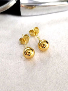 S925 Sterling Silver Ear Cuff Womens High-End Gold Bean Ear Studs Simple Ear Bone Pins 2024 New Fashion Earring Accessories