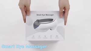Newest Visible Eye Massager Eye Care Device Smart Airbag Compression Eye Massage Glasses with Bluetooth Music for Improve Sleep