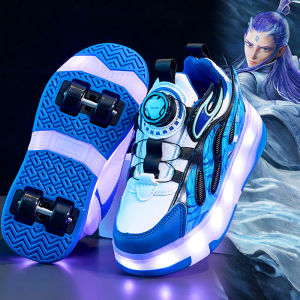 LED Light Rolling Shoes 4 Wheels
