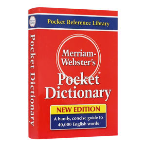 Merriam-พจนานุกรมกระเป๋าของเว็บสเตอร์รุ่นใหม่ล่าสุดปกอ่อนที่ยืดหยุ่นโดย Merriam-Webster