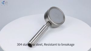 Xinkunlong K8401 Bathroom 304 Stainless Steel Shower Faucet  Set Wall Mounted Shower Faucet Set (Handheld Shower and Fixed Seat and 1.4m Shower Hose)