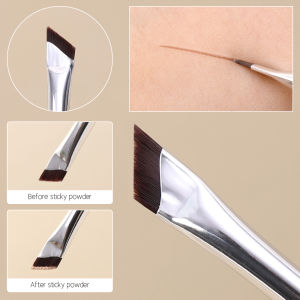 Ultra Thin Blade Eyeliner Brush Angle Flat Eyeliner brush Eyebrow Brush Precise Detail Brush for Beginner