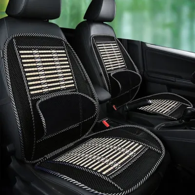 Bamboo Car Seat 1-Piece Vehicle Summer Cooling Cool Mat Interior Seat Cover Gift for