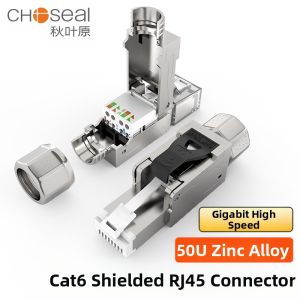 Choseal | Shielded Gigabit 6/7 Category RJ45 Network Crimpless Connectors