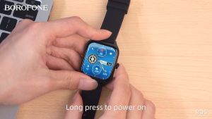 BOROFONE BD5 Sport Watch | IP67 | Bluetooth Calling | 1.85" | Heart Rate | Fitness