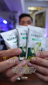 ORIGINAL BMRS REFRESCO MANGOSTEEN - GUYABANO FLAVORED DRINK with (Placenta Collagen Glutathione Hormonal Imbalance) - Stay Cool Stay Refresco! 18g