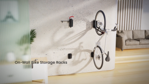 Squirrey CycleNest Pro On-Wall Bike Hanger Foldable 35kg Load Swivel Adjustable Length Space Saving