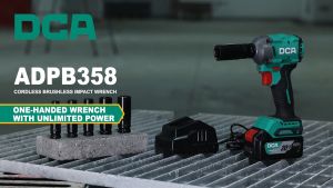Máy siết bulong dùng pin 20V DCA ADPB358Z/ADPB358DM/ADPB358ZEM Động cơ không chổi than Lực siết 358N.m