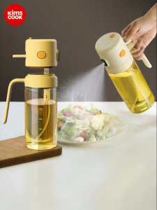 KIMS COOK | Fog Sprayer Oil Bottle Glass Food Grade Leakproof Non-Stick