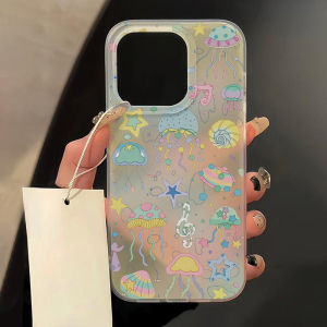 Deep-sea Creatures Phone Case For iPhone 17 Pro Max 18 Pro 17 16 15 13 12 14 Air 11 12 Mini 15 Plus Silicone Cover Capinha Caha