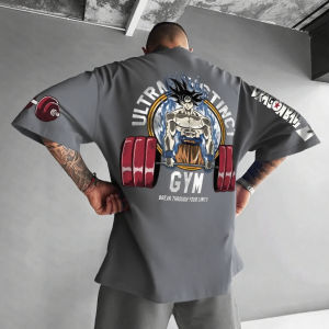 เสื้อยืดลายดราก้อนบอล โกคู สำหรับออกกำลังกาย เสื้อยืดผู้ชายลายอนิเมะฤดูร้อน เสื้อยืดแขนสั้นผ้าฝ้ายผู้หญิง เสื้อยืดลำลอง เสื้อผ้าสไตล์ Y2K ไซส์ใหญ่