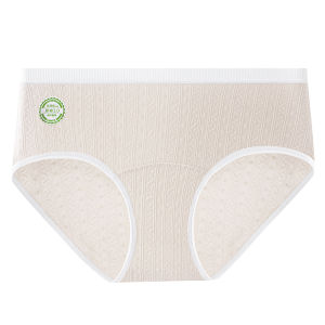 JIAZINI | Medical Grade Womens Cotton Underwear Antibacterial Extended Crotch Triangle Shorts Mid Waist Pure Cotton Briefs