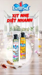 {Hàng chính hãng} Bình xịt côn trùng EnterOne 600ml hoàn toàn không mùi được Bộ Y Tế cấp phép.