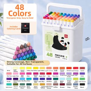 deli | Toxic-free Soft Nib Suitable for Students and Toddlers Acrylic Markers