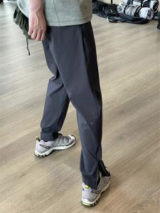กางเกงขายาวทรงตรงผ้า Shell Soft Shell แห้งเร็วสำหรับผู้ชาย กางเกงขายาวลำลองฤดูร้อนแบบซิปสำหรับเล่นกีฬากลางแจ้ง