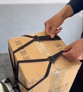 เชือกยางรัดหมวกกันน็อค สายรัดหมวกแบบยืดหยุ่น เชือกติดหมวกกันน็อคมอเตอร์ไซค์ ทนทาน แข็งแรง ใช้งานได้หลากหลาย ใช้งานง่าย 60 CM 1 ชิ้น สําหรับรถจักรยานยนต์