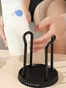 Cup Dispenser – Multifunctional Storage Rack for Coffee Milk Tea and Disposable Paper Cups