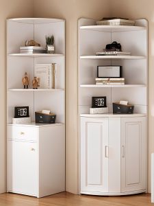 OYIla | Modern Corner Storage Cabinet Bookshelf
